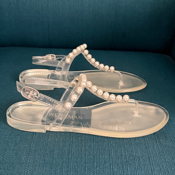 Stuart Weitzman Goldie Jelly Sandals - Picture 2 of 8